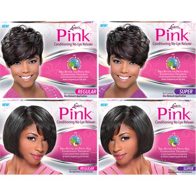 Pink 1 Application Conditioning No-Lye Relaxer System with Shea Butter & Prota-Silk (Regular)